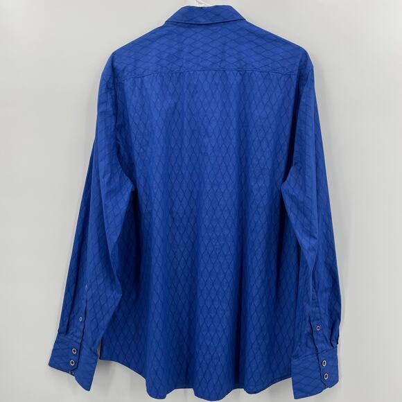 Robert‎ Graham Men's Becker Long Sleeve Shirt, Button Down, Sz. 2XL Preppy - Picture 2 of 10